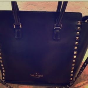 A black Valentino bag